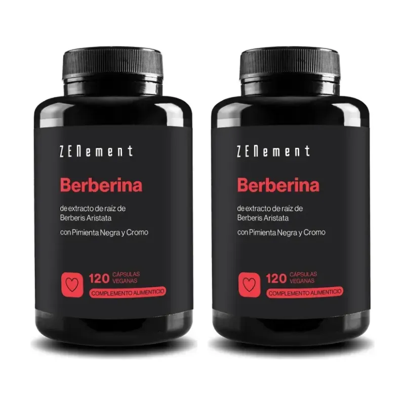 Zenement Berberina Duplo, 2 x 120 cápsulas veganas | Farmacia Barata