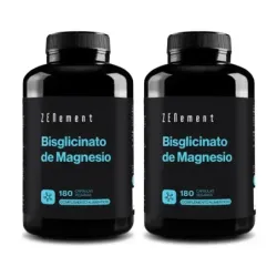 Zenement Bisglicinato de Magnesio Duplo, 2 x 180 cápsulas veganas
