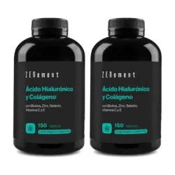 Zenement Ácido Hialurónico y Colágeno Duplo, 2 x 150 cápsulas