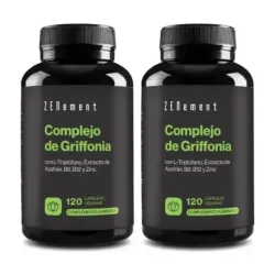 Zenement Complejo de Griffonia Duplo, 2 x 120 cápsulas veganas