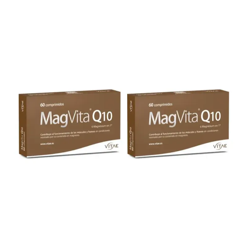 Vitae MagVita Q10 Duplo, 2 x 60 comprimidos | Farmacia Barata Vitae MagVita Q10 Duplo, 2 x 60 comprimidos | Farmacia Barata