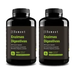 Zenement Enzimas Digestivas Duplo, 2 x 180 cápsulas veganas