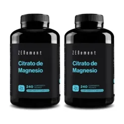 Zenement Citrato de Magnesio Duplo, 2 x 240 comprimidos veganos
