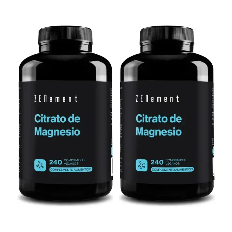 Zenement Citrato de Magnesio Duplo, 2 x 240 comprimidos veganos | Farmacia Barata Zenement Citrato de Magnesio Duplo, 2 x 240 comprimidos veganos | Farmacia Barata