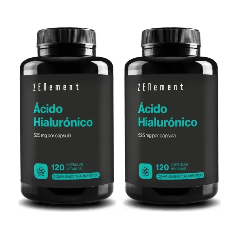 Zenement Ácido Hialurónico 525 mg Duplo, 2 x 120 cápsulas veganas | Farmacia Barata Zenement Ácido Hialurónico 525 mg Duplo, 2 x 120 cápsulas veganas | Farmacia Barata