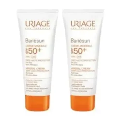 Uriage Bariésun SPF50 Crema Mineral Duplo, 2 x 50 ml