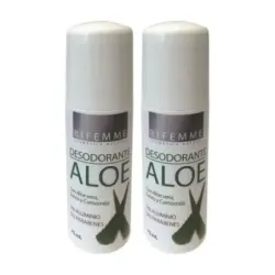 Ynsadiet Desodorante Aloe Vera Sin aluminio ni parabenes Duplo