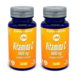 Ynsadiet Vitamina C 1000mg Duplo, 2 x 60 comprimidos