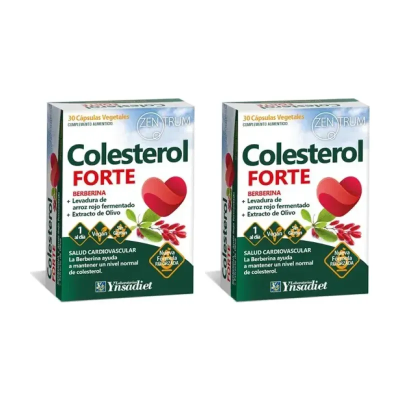 Ynsadiet Colesterol Forte Duplo, 2 x 30 cápsulas | Farmacia Barata