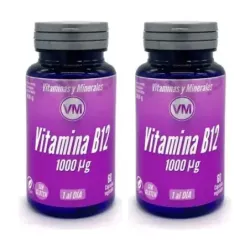 Ynsadiet Vitamina B12 Duplo, 2 x 60 capsulas