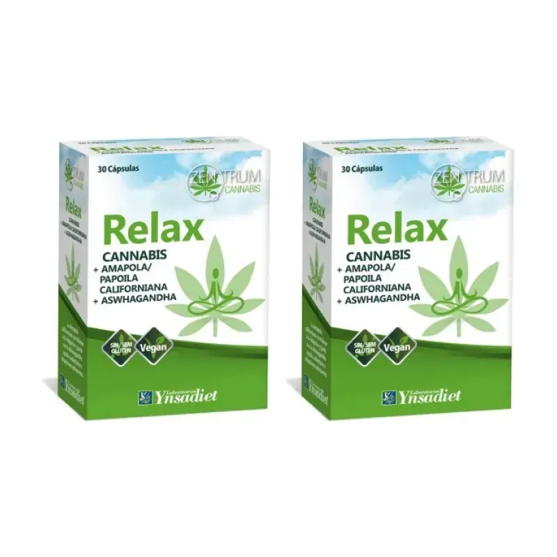 Ynsadiet Zentrum Cannabis Relax Duplo, 2 x 30 capsulas | Farmacia Barata Ynsadiet Zentrum Cannabis Relax Duplo, 2 x 30 capsulas | Farmacia Barata