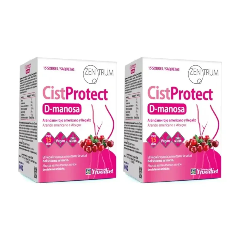 Ynsadiet Zentrum Cisprotect D-Manosa Duplo, 2 x 15 sobres | Farmacia Barata Ynsadiet Zentrum Cisprotect D-Manosa Duplo, 2 x 15 sobres | Farmacia Barata