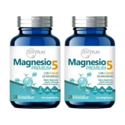 Ynsadiet Sales de Magnesio Premium Zentrum Duplo, 2 x 120 cápsulas