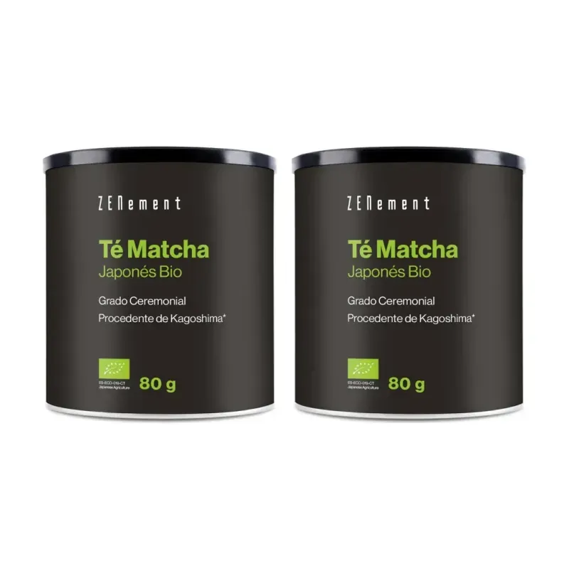 Zenement Té Matcha Japonés Ecológico Grado Ceremonial Duplo, 2 x 80 g | Farmacia Barata