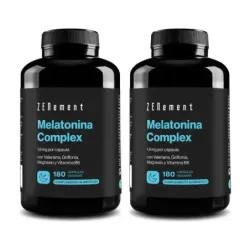 Zenement Melatonina Complex Duplo, 2 x 180 cápsulas veganas
