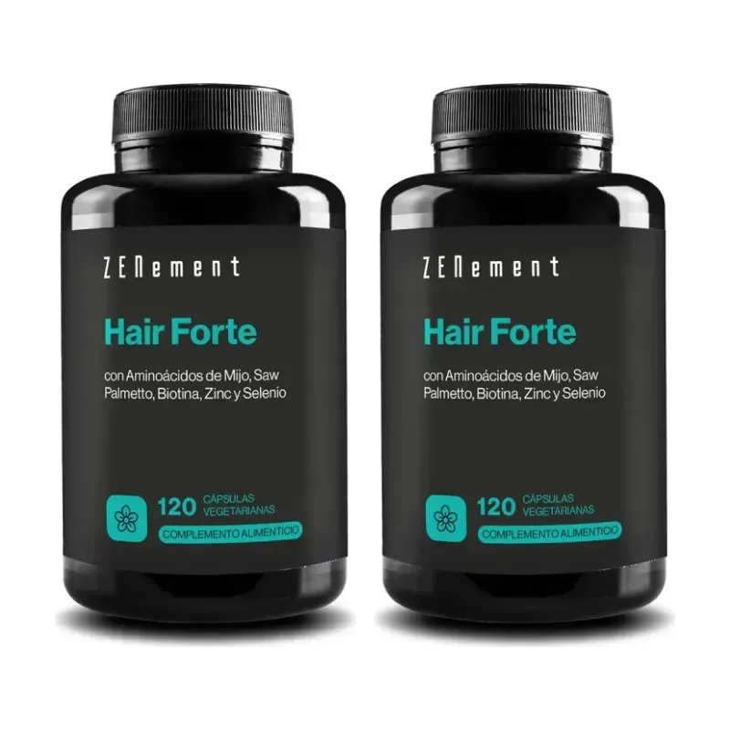 Zenement Hair Forte Duplo, 2 x 120 cápsulas vegetarianas | Farmacia Barata Zenement Hair Forte Duplo, 2 x 120 cápsulas vegetarianas | Farmacia Barata