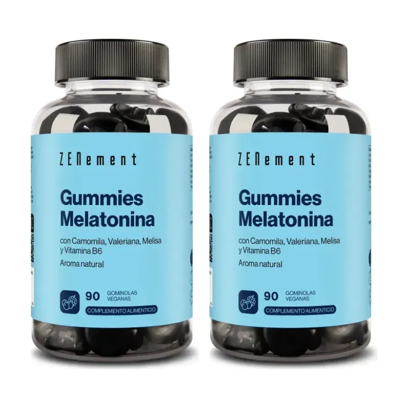 Zenement Gummies Melatonina Duplo, 2 x 90 gominolas veganas | Farmacia Barata
