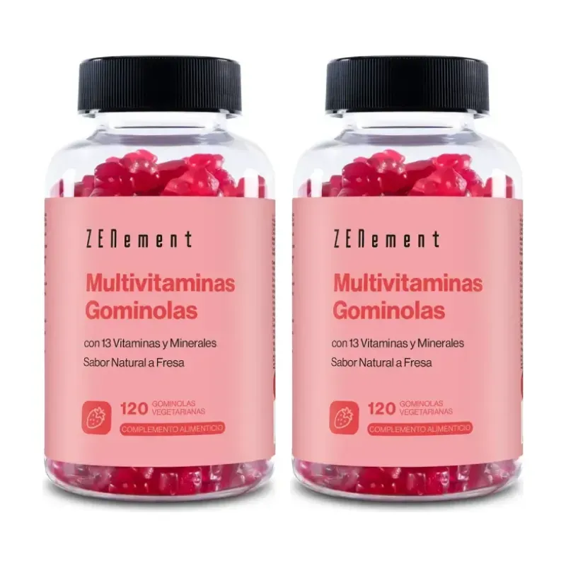 Zenement Multivitaminas Gummies Duplo, 2 x 120 gominolas vegetarianas | Farmacia Barata Zenement Multivitaminas Gummies Duplo, 2 x 120 gominolas vegetarianas | Farmacia Barata