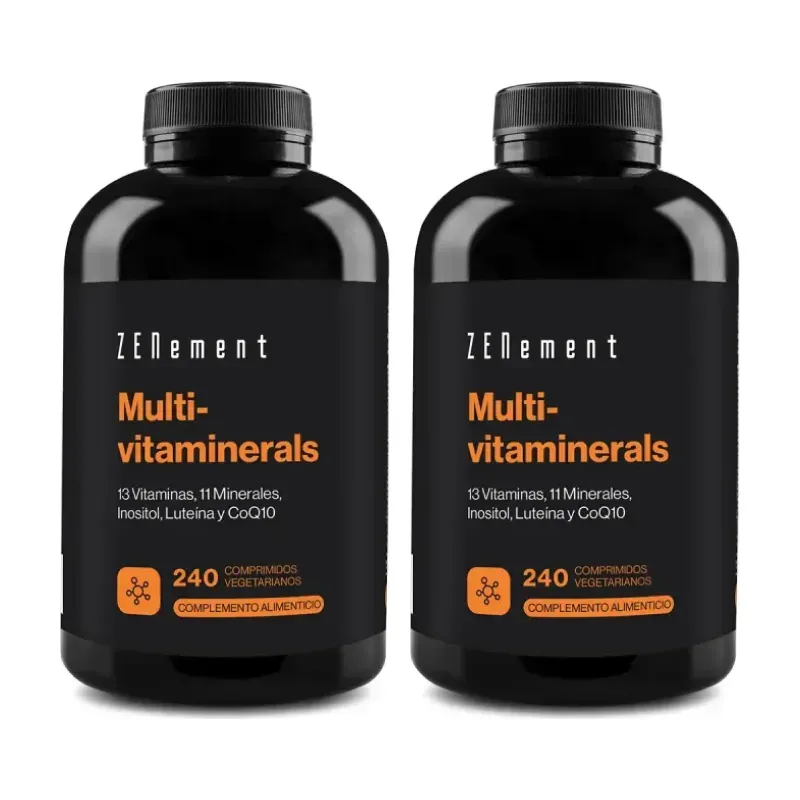 Zenement Multivitaminerals Duplo, 2 x 240 comprimidos vegetarianos | Farmacia Barata Zenement Multivitaminerals Duplo, 2 x 240 comprimidos vegetarianos | Farmacia Barata
