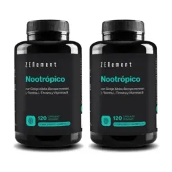 Zenement Nootrópico con Ginkgo biloba Duplo, 2 x 120 cápsulas veganas