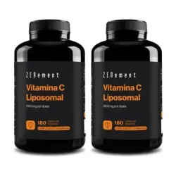 Zenement Vitamina C Liposomal Duplo, 2 x 180 cápsulas veganas