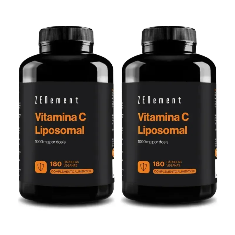 Zenement Vitamina C Liposomal Duplo, 2 x 180 cápsulas veganas | Farmacia Barata