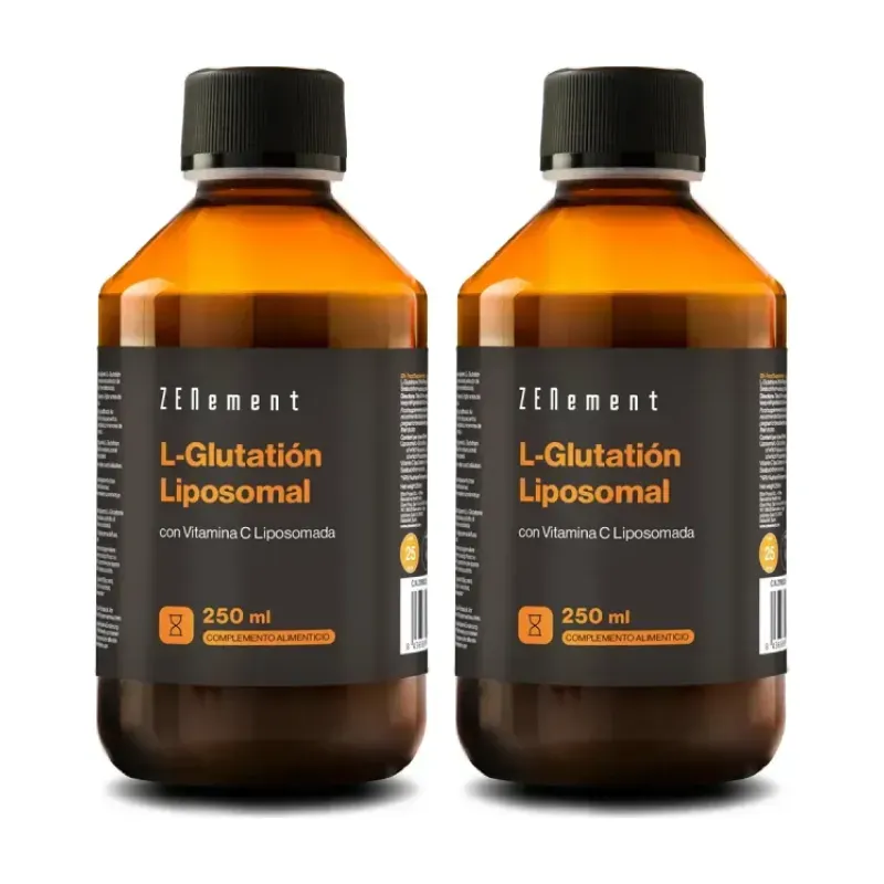 Zenement L-Glutatión Liposomal con Vitamina C Liposomada Duplo, 2 x 250 ml | Farmacia Barata Zenement L-Glutatión Liposomal con Vitamina C Liposomada Duplo, 2 x 250 ml | Farmacia Barata