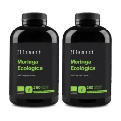 Zenement Moringa Ecológica Duplo, 2 x 260 cápsulas veganas