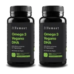 Zenement Omega-3 Vegano DHA Duplo, 2 x 90 cápsulas blandas veganas