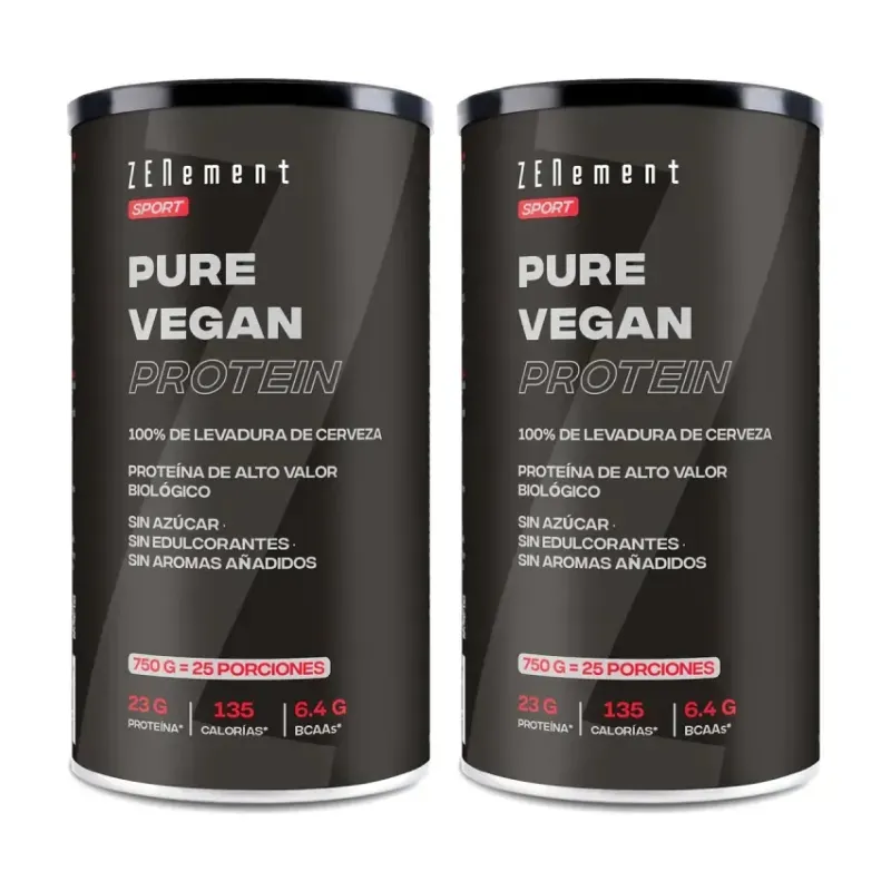 Zenement Pure Vegan Protein Duplo, 2 x 750 g | Farmacia Barata Zenement Pure Vegan Protein Duplo, 2 x 750 g | Farmacia Barata