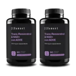 Zenement Trans-Resveratrol & NAD+ con AOVE Duplo, 2 x 90 cápsulas blandas