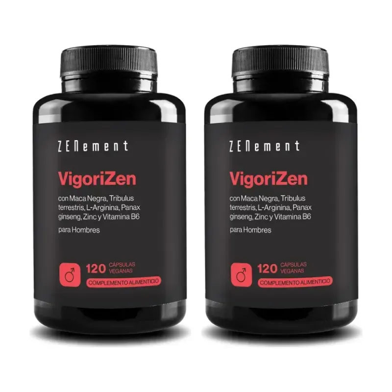 Zenement VigoriZen Duplo, 2 x 120 cápsulas veganas | Farmacia Barata Zenement VigoriZen Duplo, 2 x 120 cápsulas veganas | Farmacia Barata