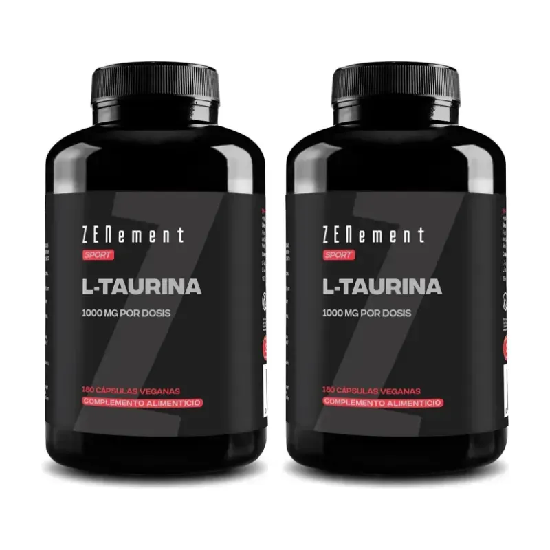 Zenement L-Taurina Duplo, 2 x 180 cápsulas veganas | Farmacia Barata