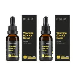 Zenement Vitamina D3 + K2 Gotas Duplo, 2 x 50 ml