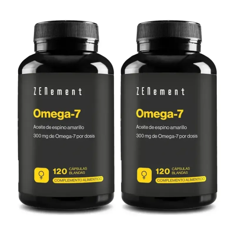 Zenement Omega-7 Duplo, 2 x 120 cápsulas blandas veganas | Farmacia Barata