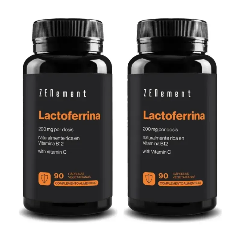 Zenement Lactoferrina 200 mg Duplo, 2 x 90 cápsulas vegetarianas | Farmacia Barata Zenement Lactoferrina 200 mg Duplo, 2 x 90 cápsulas vegetarianas | Farmacia Barata
