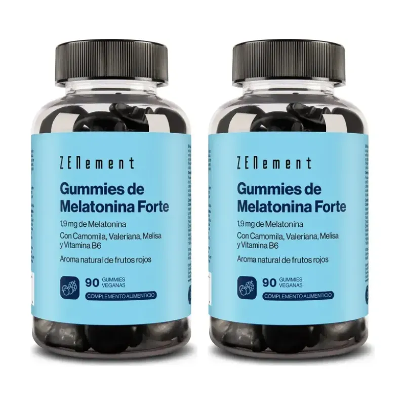 Zenement Gummies de Melatonina Forte Duplo, 2 x 90 gominolas veganas | Farmacia Barata Zenement Gummies de Melatonina Forte Duplo, 2 x 90 gominolas veganas | Farmacia Barata
