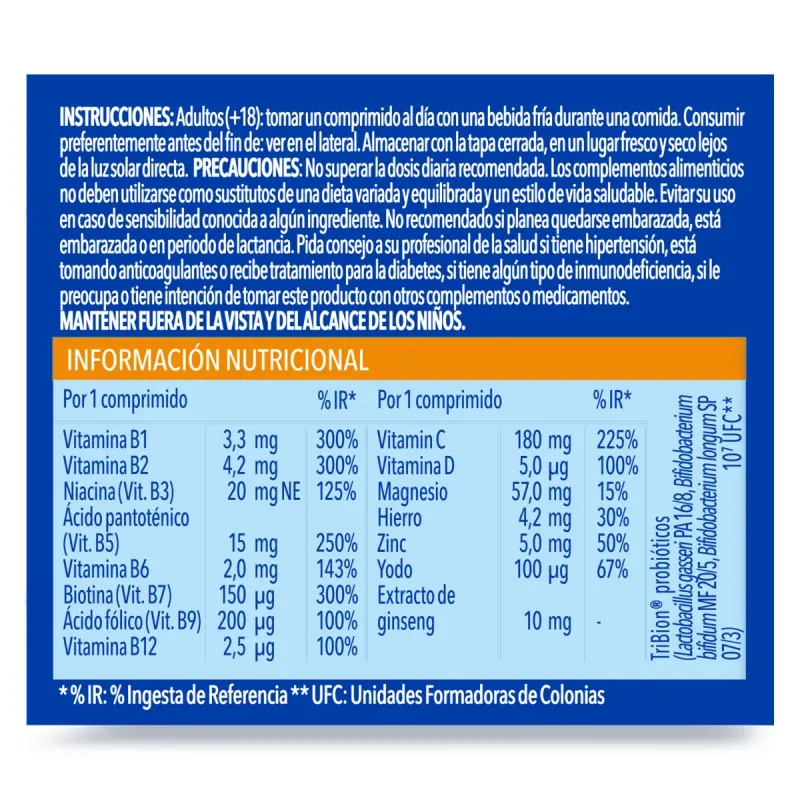 Bion3 Energy, 30 comprimidos | Farmacia Barata Bion3 Energy, 30 comprimidos | Farmacia Barata