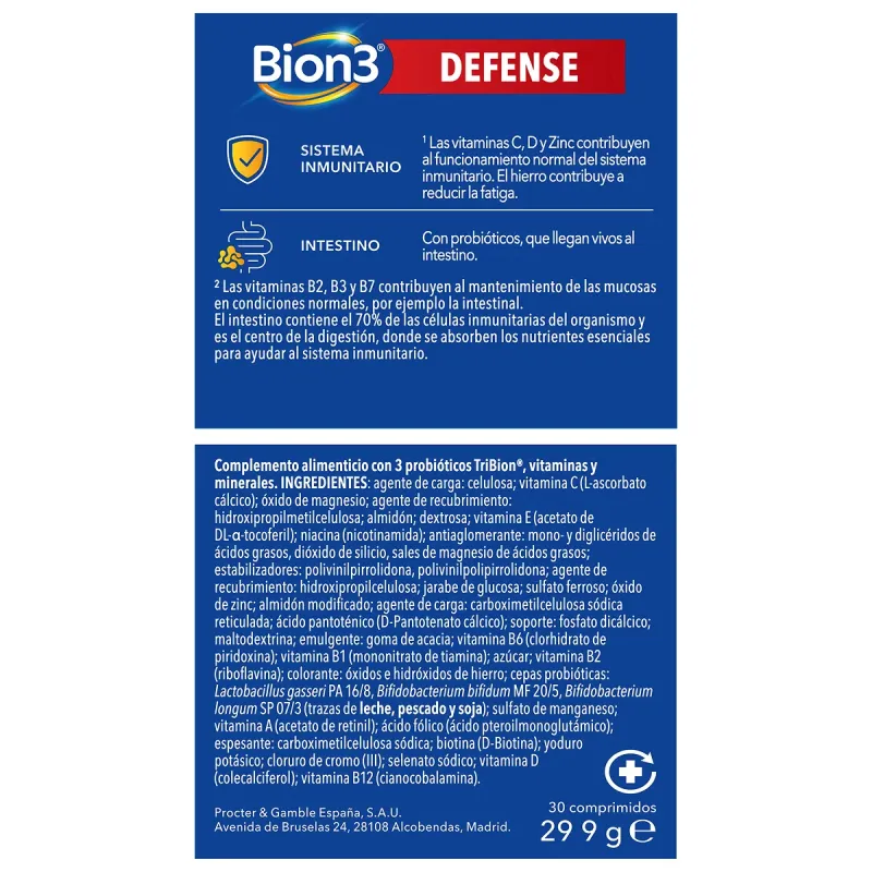 Bion3 Defense, 30 comprimidos | Farmacia Barata Bion3 Defense, 30 comprimidos | Farmacia Barata
