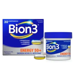 Bion3 Energy 50+, 30 comprimidos