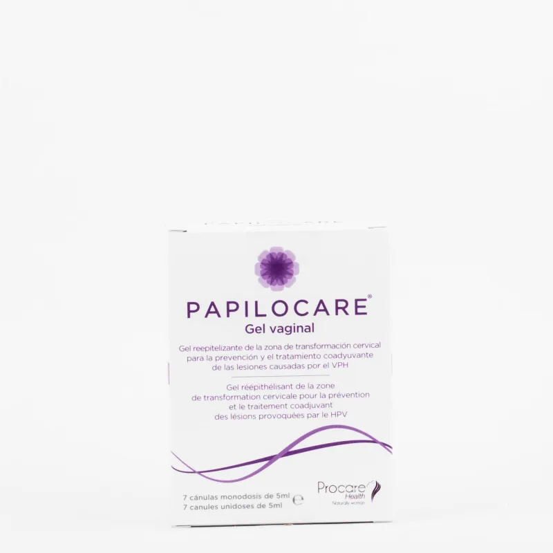 Papilocare Gel Vaginal, 7 Cánulas. Papilocare Gel Vaginal, 7 Cánulas.