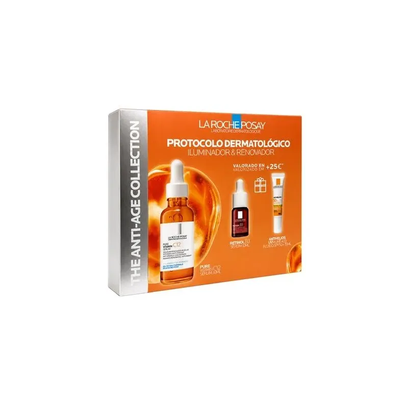 La Roche Posay Pure Vitamin C12 + Retinol B3 10ml+Anthelios UVMune 15ml La Roche Posay Pure Vitamin C12 + Retinol B3 10ml+Anthelios UVMune 15ml