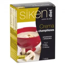 Siken Diet crema de champiñones, 7 sobres