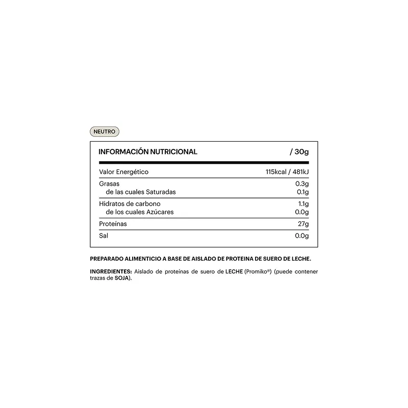 Be Levels Isolated Protein Neutro, 750 g | Farmacia Barata Be Levels Isolated Protein Neutro, 750 g | Farmacia Barata