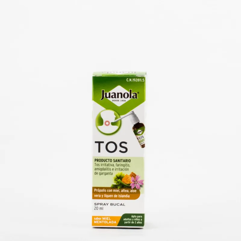 Juanola Tos Spray Bucal, 20ml. Juanola Tos Spray Bucal, 20ml.