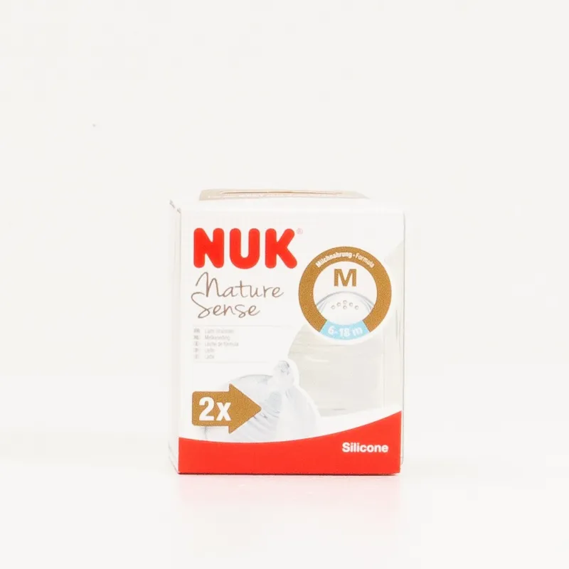 Nuk Nature Sense Tetina Ancha M,  2Ud. Nuk Nature Sense Tetina Ancha M,  2Ud.