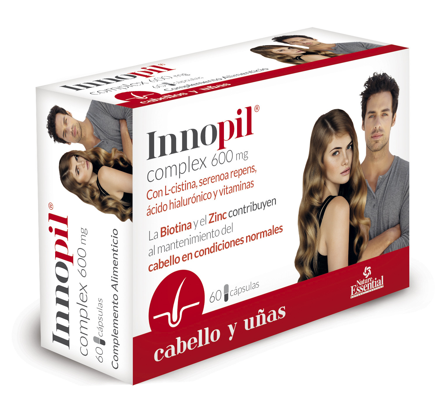 Nature Essential Innopil Complex 600mg, 60 cápsulas.