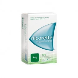 Nicorette 4 mg, 105 chicles.