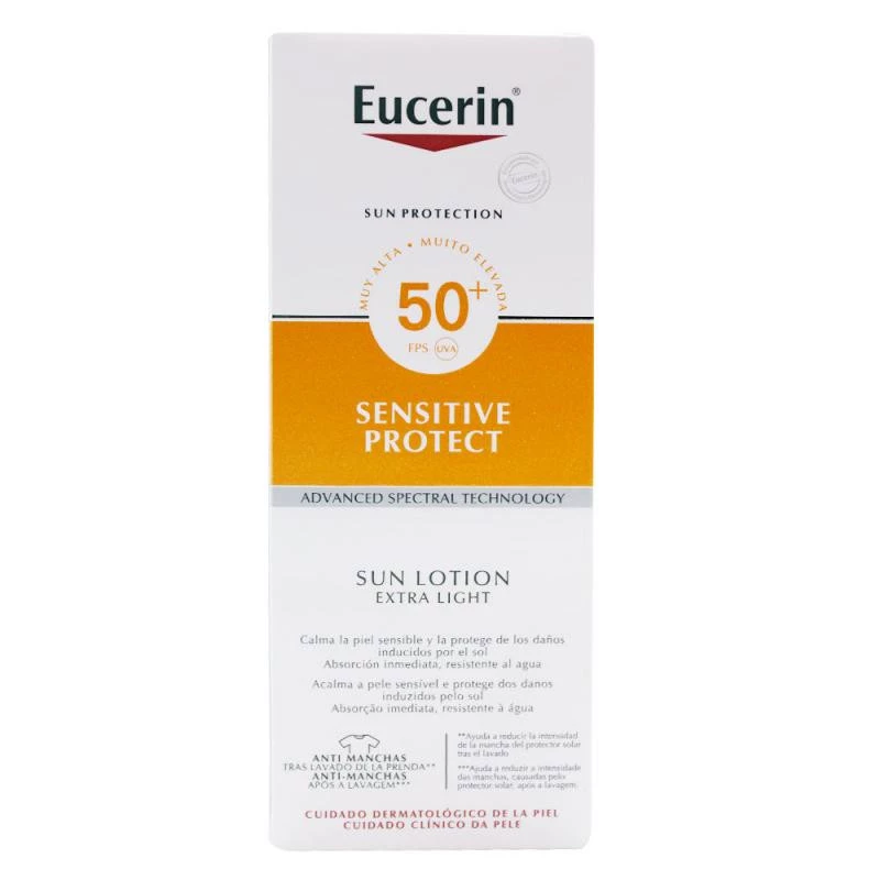 EUCERIN SUN 50+ LOCION EXTRA LIGHT 150 ML*