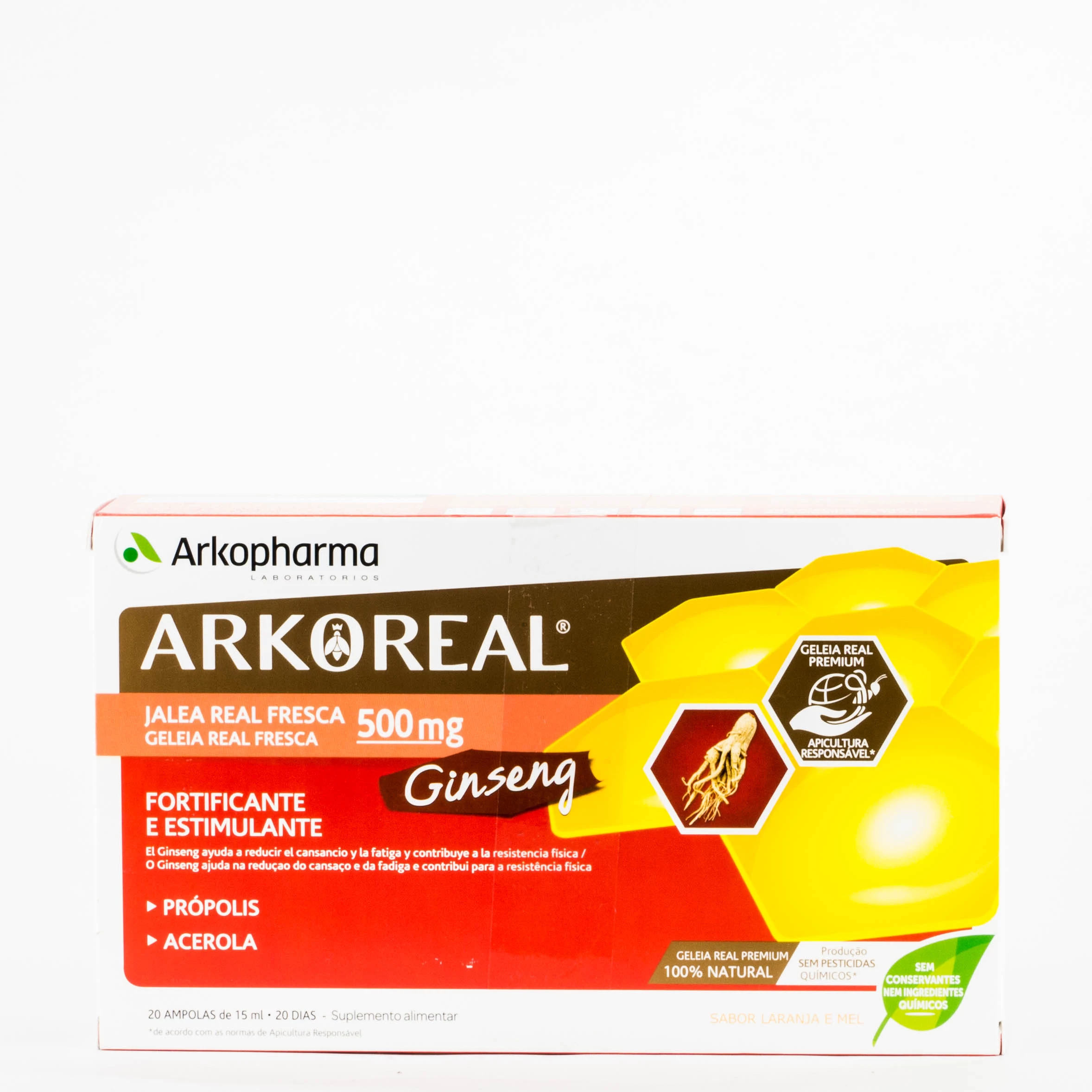 ARKOREAL JALEA REAL + GINSENG 20 UNIDOSIS